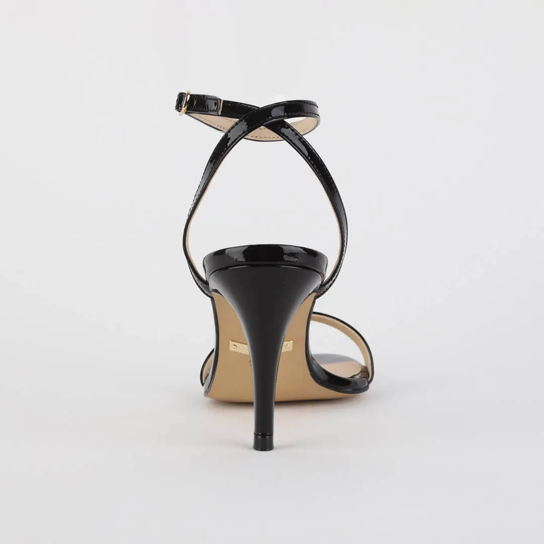 *UK szie 13 - MEGAN - pink patent , 8cm heels
