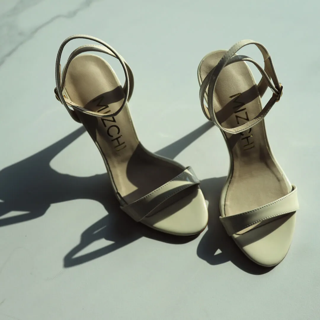 *UK szie 13 - MEGAN - pink patent , 8cm heels
