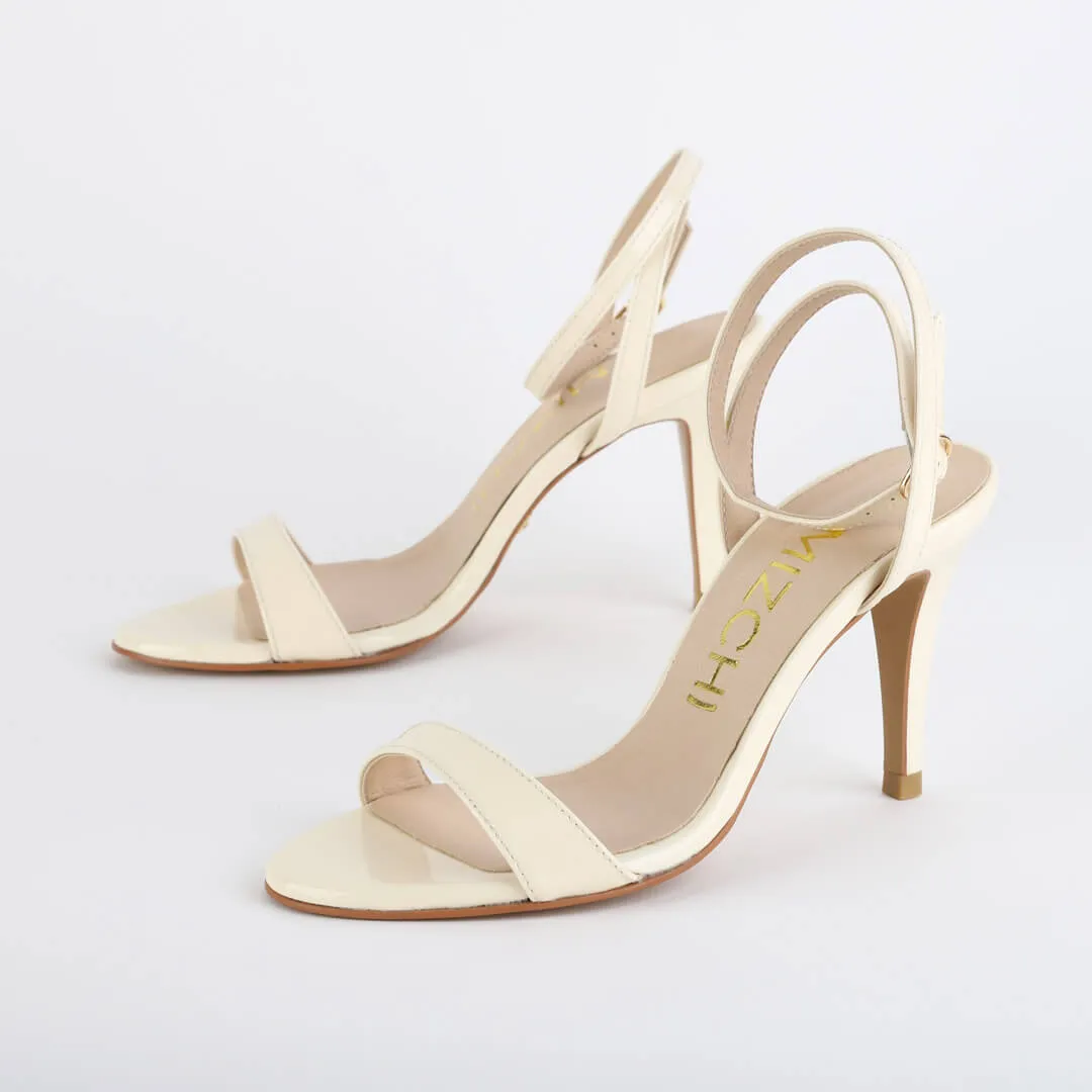 *UK szie 13 - MEGAN - pink patent , 8cm heels