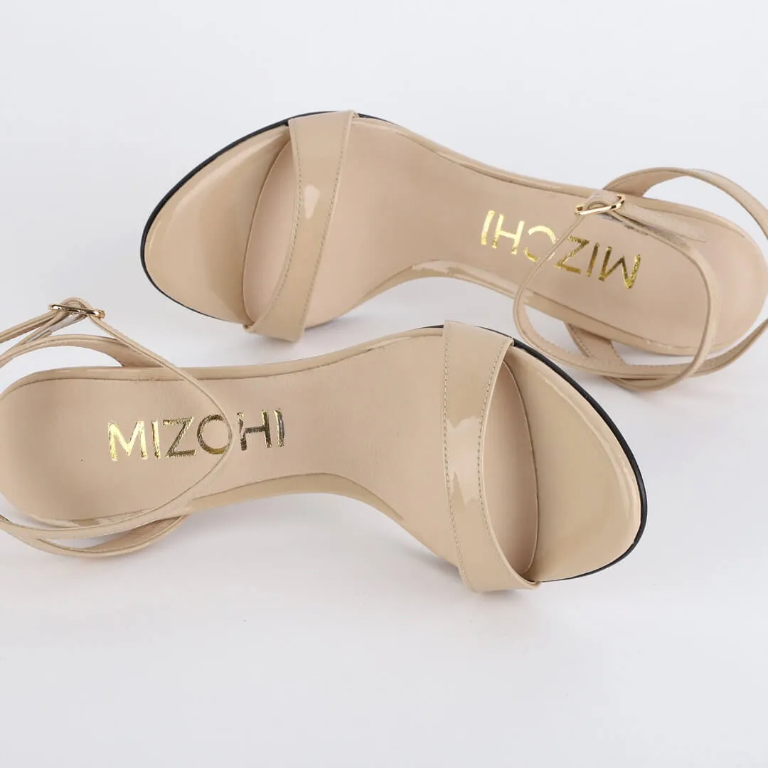 *UK szie 13 - MEGAN - pink patent , 8cm heels
